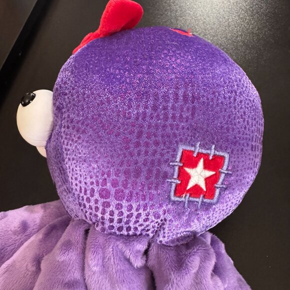 Scentsy Buddy Bubbles the Octopus Purple‎ 12" Stuffed Animal Textured Plush - Picture 6 of 14